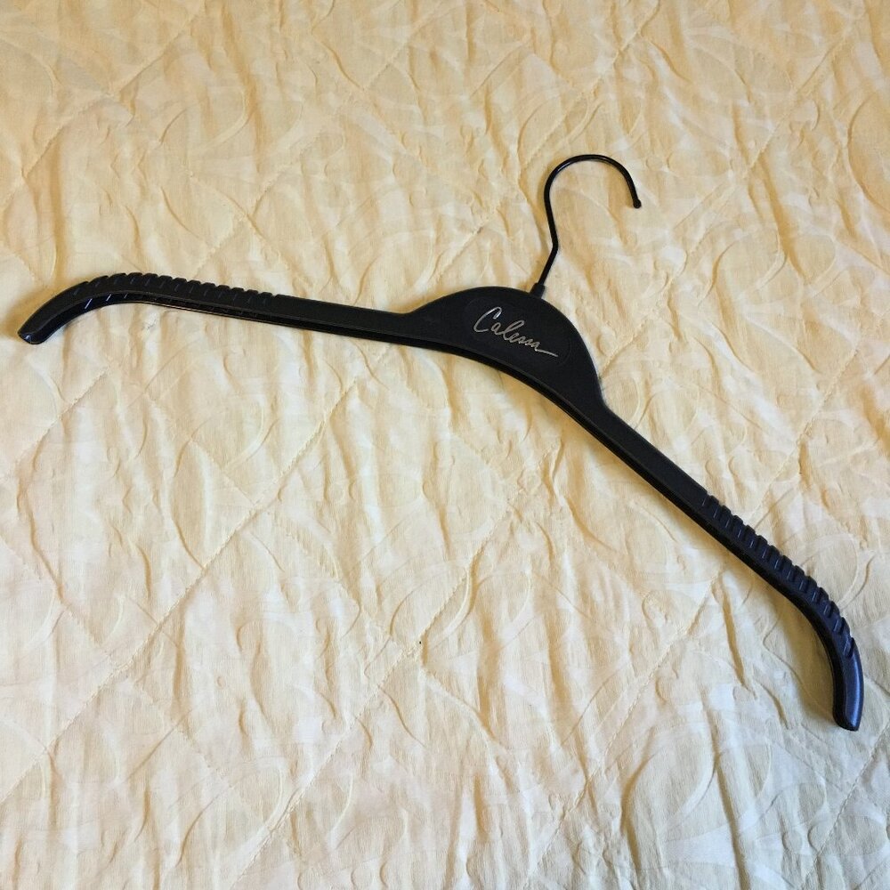 1 Calessa Designer Hanger White Non-Slip Slim Add-On Item